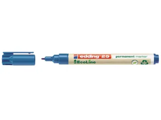 Viltstift edding 25 EcoLine rond 1mm blauw - 1