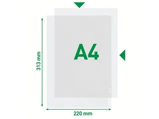 Insteekmap L-map Leitz Premium A4 Pp 0.13mm Generfd - 10