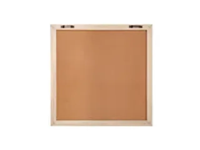 OUTLET Letterbord Zwart 60x80cm met houten lijst Wandmontage