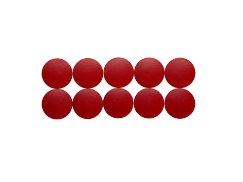 Magneet MAUL Solid 38mm 2500gr rood 10 stuks