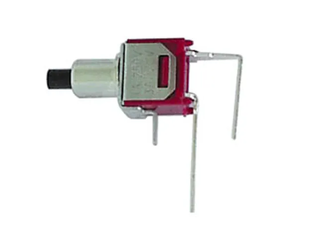 Haakse Verticale Subminiatuur Drukschakelaar - Spst Off-(On)