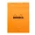 Schrijfblok Rhodia A5 lijn 80 vel 80gr met kantlijn oranje