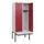locker met bank,HxBxD 1950x800x815mm,2vak,vak B 400mm,draaigrendel