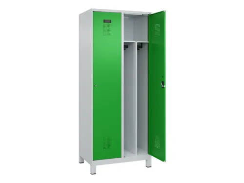 locker voor scheiding van kleding,HxBxD 1950x800x500mm,2vak