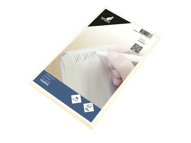 Kladblok Kangaro 11,5 x 19,8cm ca. 200 vel met dekblad