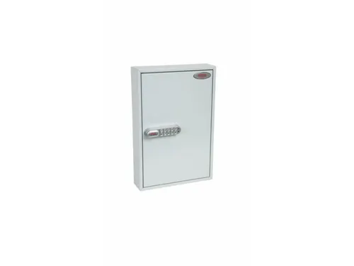 sleutelkast,64haak,HxBxD 450x300x80mm,romp grijs,front grijs