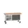 werkbank,HxBxD 830x1500x600mm,multiplexblad,uitrusting: 3laden,legbord
