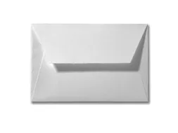 Envelop Oud Hollands ongegomd wit 130 Gram met watermerk 102x145mm