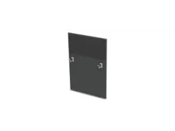 baliepaneel bureau aanbouw rechts MS-donkergrijs antraciet 800mm