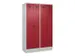 locker voor scheiding van kleding,HxBxD 1950x1200x500mm,4vak