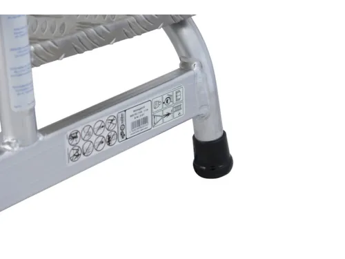 Montagetrap Aluminium H 0 4M 2Treden Incl. Platform Treden Traanplaat