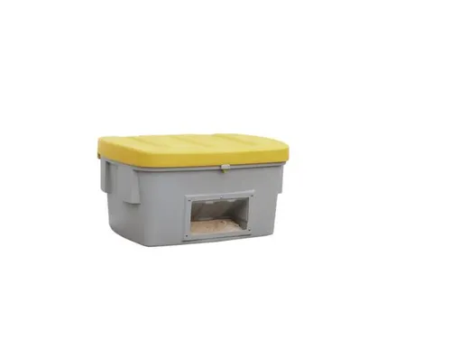 strooigoedbak,550l,HxBxD 748x1400x1070mm,PE,grijs,deksel geel