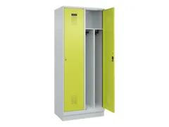 locker voor scheiding van kleding,HxBxD 1950x800x500mm,2vak