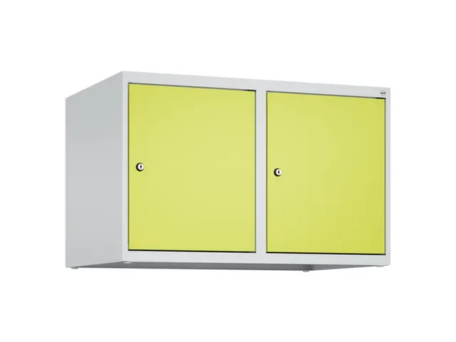 opzetkast,v. locker,2vak.,vak B 400mm,HxBxD 500x800x500mm,cilinderslot