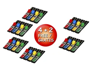 Indextabs Post-it 6834 11.9x43.1mm 4+2 gratis 35 tabs per dispenser - 1
