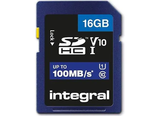 Geheugenkaart Integral SDHC V10 16GB