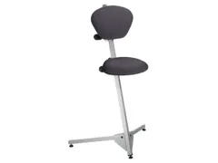 Stahulp Staalbuis Zitting Techno Onderstel Grijsaluminium