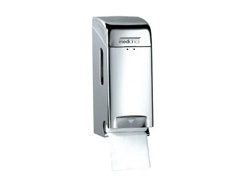 Toiletpapier Dispenser 2 Rollen Rvs Hoogglans