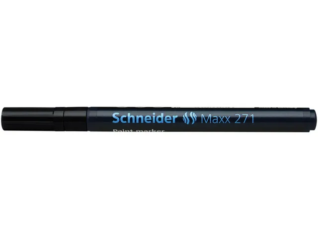 Lakmarker Schneider Maxx 271 1-2 mm zwart