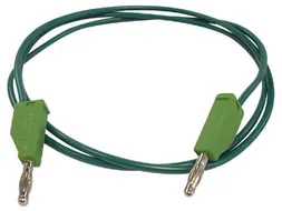 Meetsnoeren (Spuitgegoten Banaanpluggen 4mm) / Groen