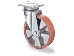 Zwenkwiel Pu-Band Aluminium Velg Øxb 125x50mm 450kg