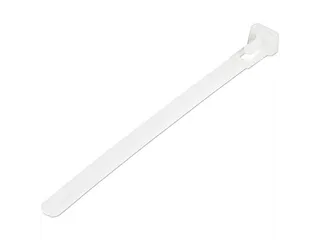 12cm Herbruikbare Kabelbinders wit nylon 100 stuks - 1