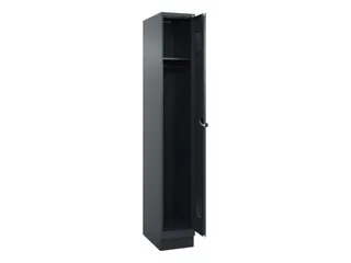 locker,HxBxD 1950x300x500mm,1vak,vak B 300mm,draaigrendel,sokkel - 2