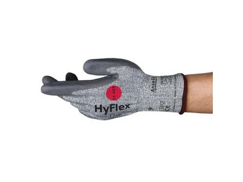 Ansell HyFlex 11-425 snijbestendige handschoenen grijs maat 9 12 paar