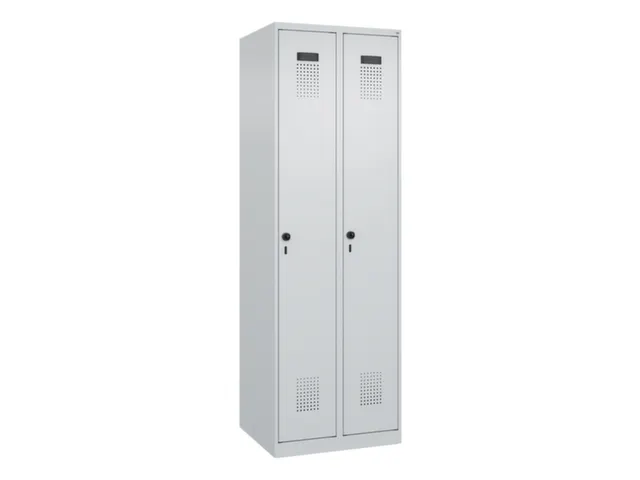 locker voor scheiding van kleding,HxBxD 1850x600x500mm,2vak