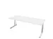 In hoogte verstelbaar bureau,HxBxD 720-840x2000x800mm,Bl-wit