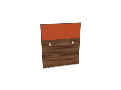 baliepaneel bureau aanbouw achter NP-tiepolo nut BN3012-oranje 1000mm