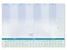 Sous-mains design Sigel Time 59,5x41cm 30 feuilles
