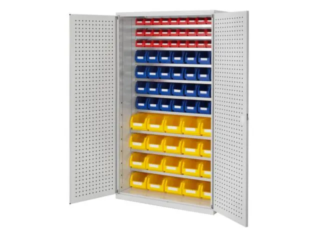 Ruime Bakkenkast 1950x1130x590mm 78 Magazijnbakken Geperf.