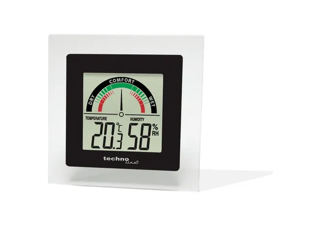 Weerstation Technoline WS 6455 144x96x38mm zwart/zilver LCD display