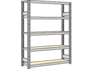 magazijnstelling,grondveld,HxBxD 2000x1751x326mm,vakl. 250kg - 4