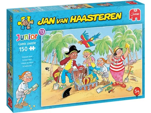Puzzel Jan van Haasteren Junior 13 Treasure Hunt 150 stukjes