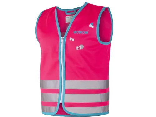 Crazy Monster Jacket Reflecterend Fluohesje Kind Roze Large
