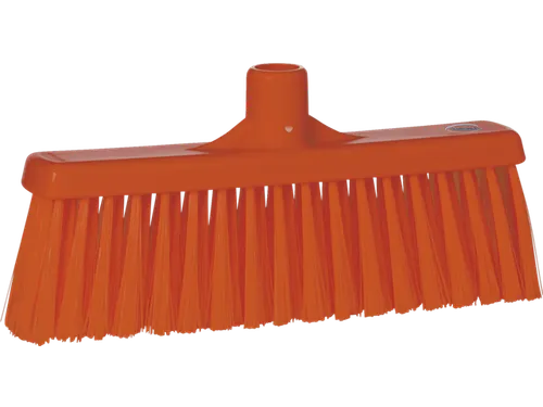 Hygiene 3166-7 veger met rechte nek medium vezels oranje 310mm