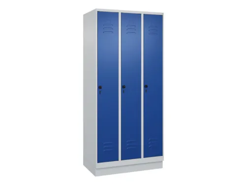 locker voor scheiding van kleding,HxBxD 1950x900x500mm,3vak