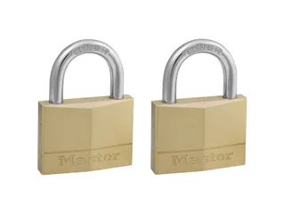 Hangslot MasterLock 150EURT 2 gelijksluitend messing 50mm - 2