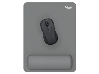 Muismat met polssteun Fellowes Breyta XL grijs 21x28cm - 2