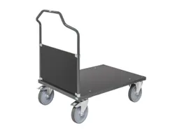 kopwandwagen,draagverm. 500kg,laadvl. LxB 1000x700mm,MDFplaat,1wand