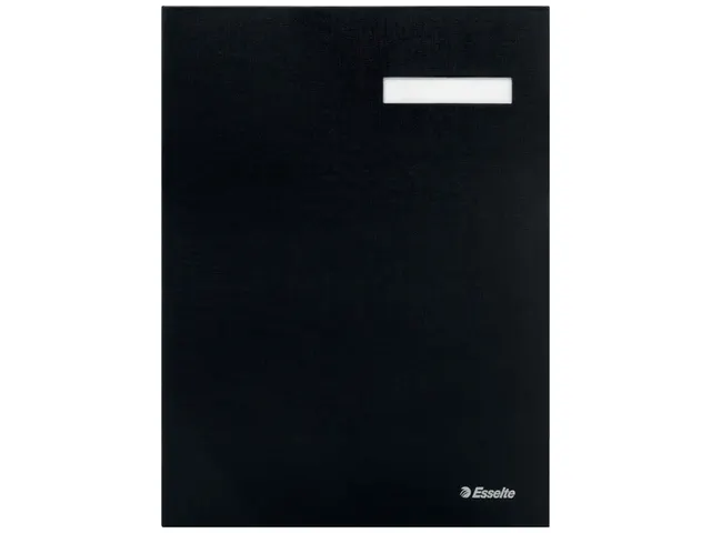 Vloeiboek Esselte 6210 karton 20 vakken zwart