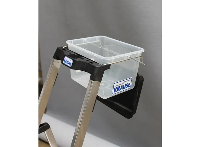 Emmer,V. Trapladder,8L,Kunststof,Transparant