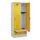 locker met bank,HxBxD 1950x800x815mm,2vak,vak B 400mm,draaigrendel