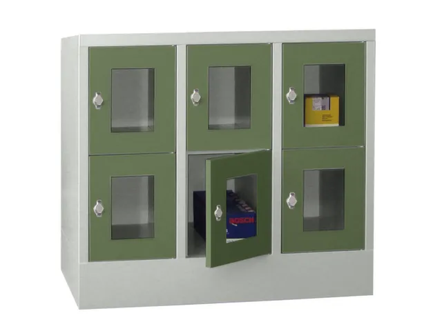 armoire multicases,HxlxP 855x900x500mm,RAL7035,face avant RAL6011