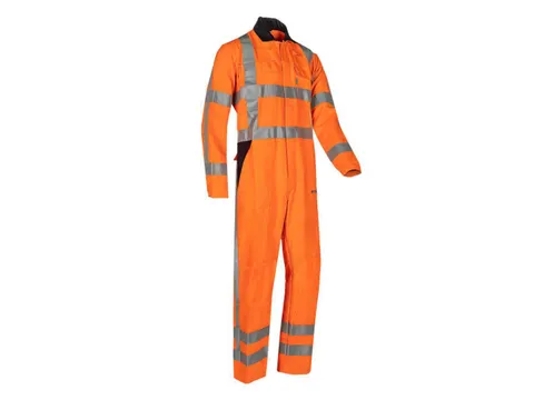 Sioen Marrum coverall, fluo oranje, maat P48, per stuk