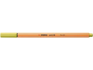 Fineliner STABILO point 88/67 fijn mosterd - 10