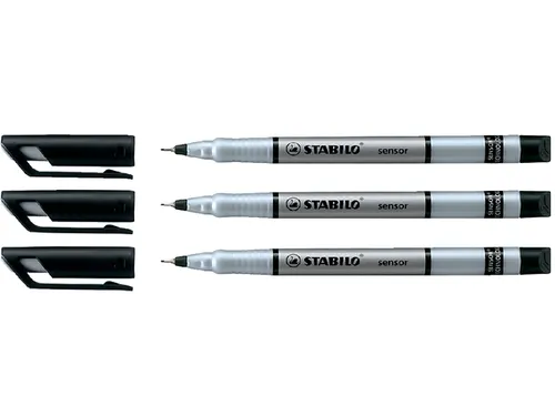 Fineliner STABILO Sensor 189/46 fijn zwart