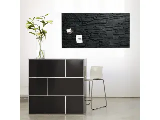 Glasmagneetbord Sigel Artverum 910x460x15mm leisteen - 2